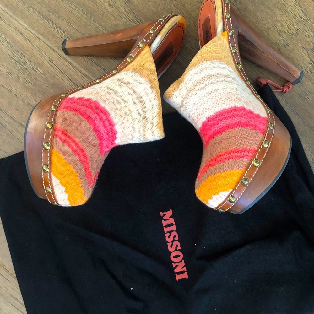 Missoni Raschel Onda clogs